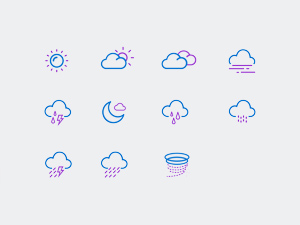 Weather App Icons