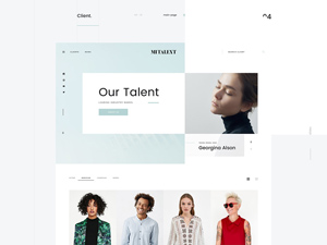 MI Talent – Free Personal PSD Website Template