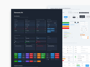 Dashboard UI Kit Elements