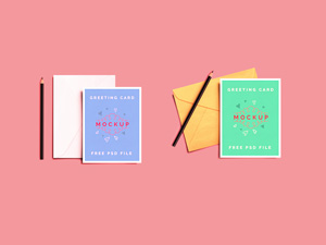 Greeting Card Mockup