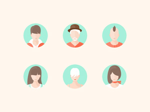 Default Avatar Icons