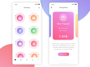 Colorful Xd App Dashboard