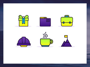 Gradient Productivity Icons