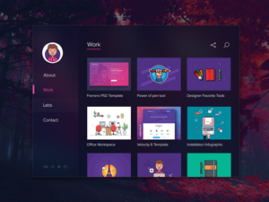 Glazzy Portfolio Template