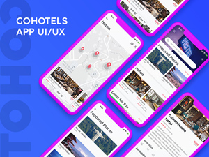 GOHotels App UI/UX Graphic Design Interaction Design