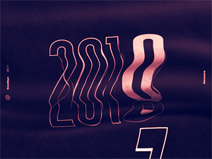Happy New Year 2018 Poster