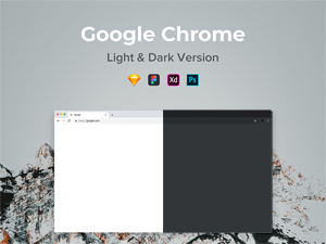 Google Chrome Xd Mockup