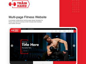 GYM UI – UI Kit For Adobe Xd