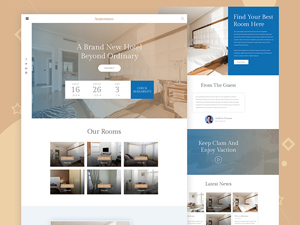 Hotel Booking Website Template