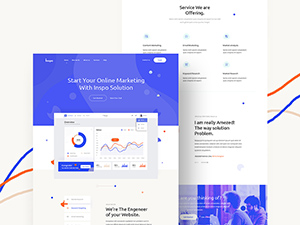 Inspo Web Concept – Adobe Xd Template