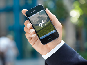 iPhone Mobile in Hand Mockup