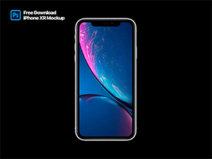iPhone XR Mockup PSD
