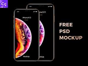 iPhone XS Mockup PSD