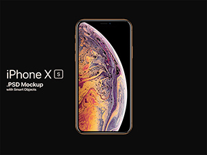iPhone XS Mockup PSD Free