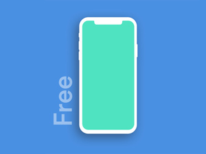 iPhone X Clay Mockup