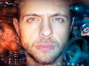 Iron Man HUD High-Res Mockup