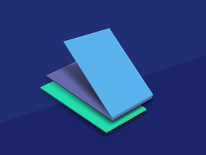 Isometric Perspective UI Mockup