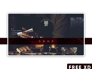 Jim Beam Store Website Template