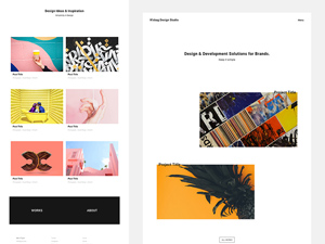 K!sbag Minimal Portfolio Website