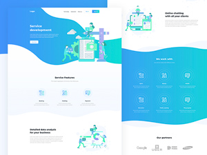 Services Landing Website Template