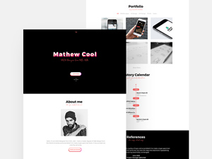 Lemme Show You – One Page Portfolio Template