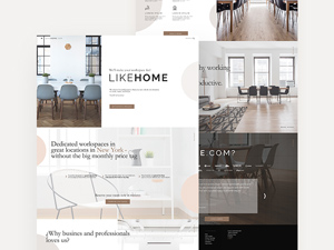 Like Home One Page Website Template