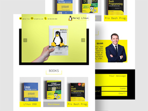 Meraj Linux Single Page Template