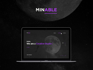 Minable Portfolio Template