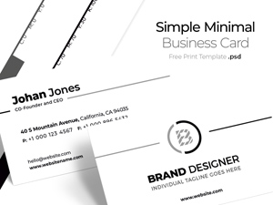 Minimal Business Card Template