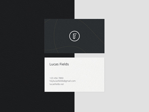 Minimalist Business Card Mockup Bundle