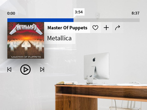 Minimalistic Music Player Concept