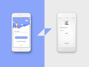 6 Mobile UI Logins