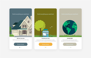 Know More Mobile UI Screens