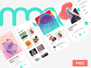 Moood Xd UI Kit