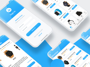 Ecommerce iOS UI Design For iPhone X