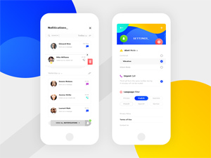 Notifications & Settings App