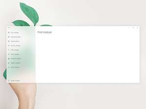 Fluent Design Window Template