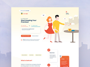 OathJar – Website Template