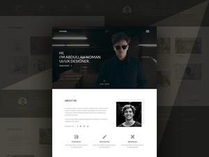 Noman Portfolio Landing Page