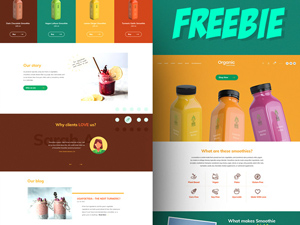 Organic Fresh Food Website Template