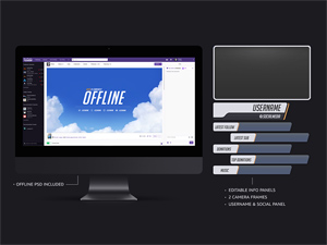 Overwatch Twitch Stream Overlay Template
