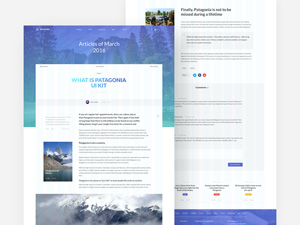 Patagonia Website Template
