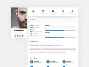 Resume / Vcard / Portfolio