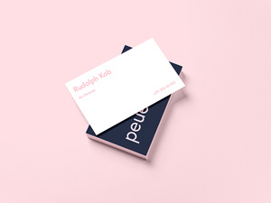 Peue Business Card Mockup Sample