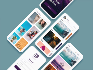 Photography Portfolio App Design