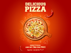 Pizza Poster Template