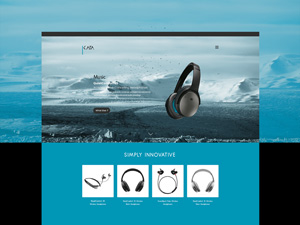 Kasa Music Website Template