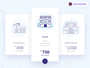 Pricing Plan UI Design