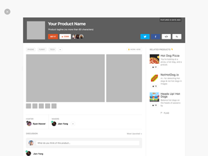 Product Hunt Mockup Template