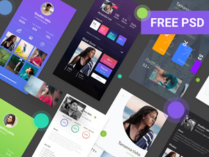 Profile UI Design Kit